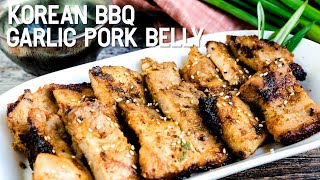 Korean BBQ Garlic Pork Belly