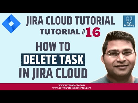 JIRA Cloud Tutorial 16 How to Delete Task in Jira