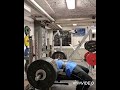 Dead Bench Press 180kg 2 reps for 3 sets with close grip