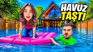 HAVUZ MU TAŞTI YOKSA ELİF SİNEM EVİ SU BASTI EYVAH ‼️