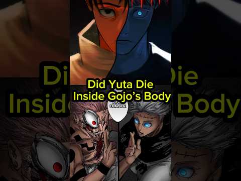 Did Yuta Die inside Gojo‘s Body #jujutsukaisen #jjk #shorts