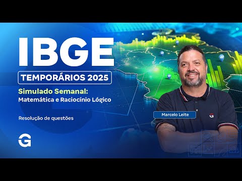 Concurso IBGE Temporários | Simulado Semanal: Resolução de Questões