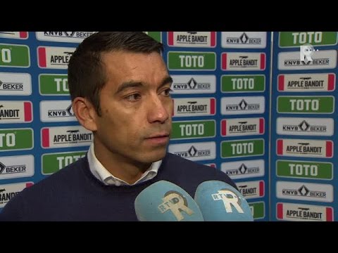 Giovanni van Bronckhorst na afloop van Feyenoord - Excelsior
