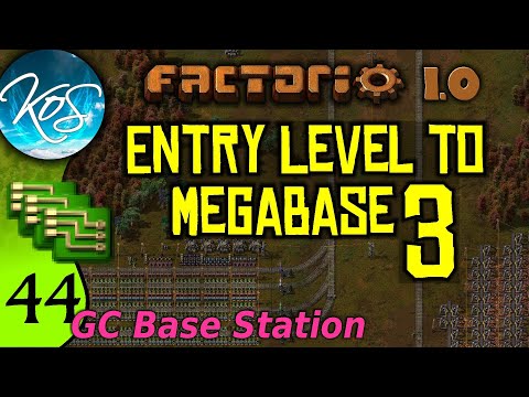 Factorio 1.0 Entry Level to Megabase 3, Ep 44: GREEN CIRCUIT BASE STATION - Guide, Tutorial