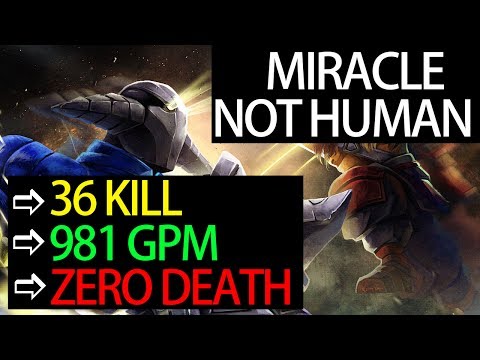 Almost 1000 GPM 36Kills No Death Miracle Epic  Sven Carry 7.06 METa Dota 2