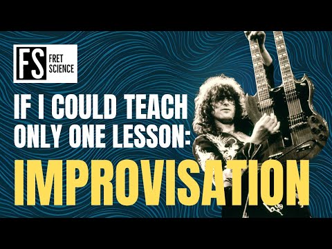 An easy and powerful way to start improvising on guitar