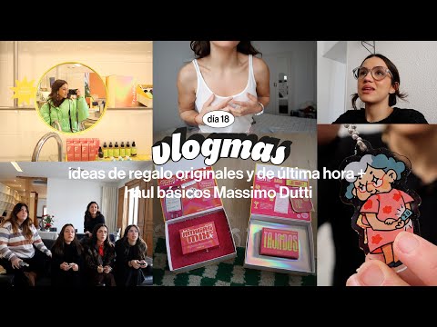 VLOGMAS 18 | Original last-minute gift ideas + HAUL Massimo Dutti basics