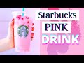 DIY Starbucks Pink Drink Starbucks Summer Drink