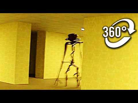 The Backrooms Level 1: Entities Lurking 😱 | 360° VR Horror Experience + Ambisonic Sound