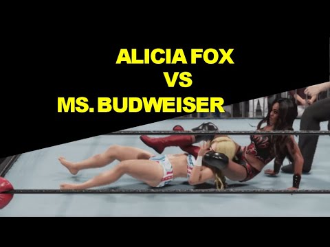 WWE 2K19 Alicia Fox vs Ms. Budweiser - Submission