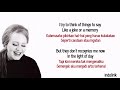 Adele - Million Years Ago | Lirik Terjemahan