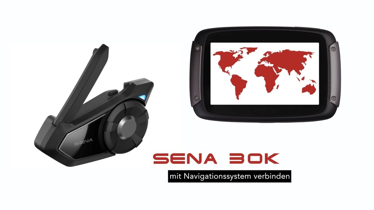 Wie verbinde ich mein Navigationssystem mit dem Sena 30K?