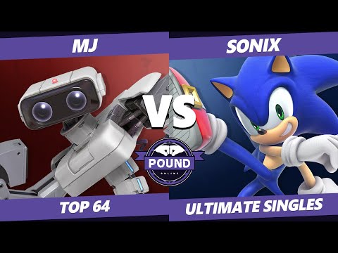 Pound Online 2020 SSBU Top 64 - Sonix (Sonic) Vs. Mj (ROB) Smash Ultimate Singles