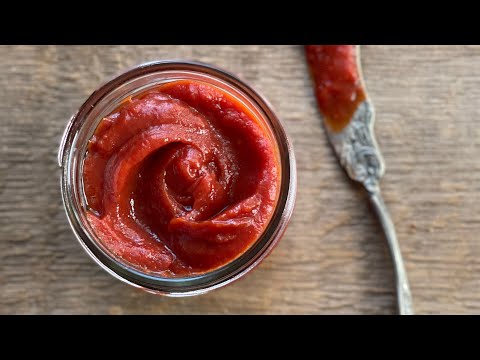 Making HOMEMADE KETCHUP preserved in the freezer!