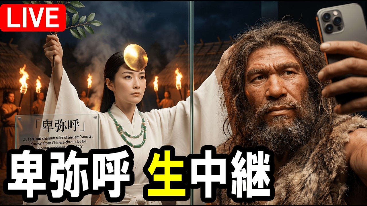 【歴史 生中継】① 旧石器～卑弥呼の時代 がみれる ”時空ガラス博物館”