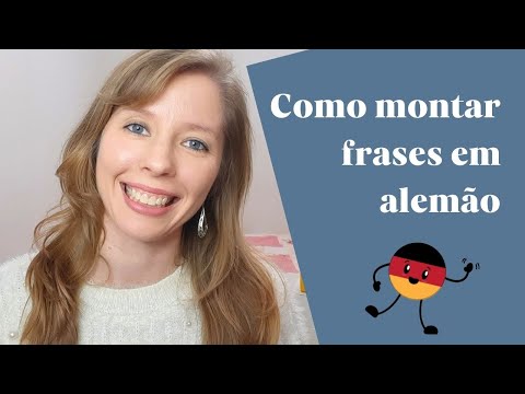Como montar frases em alemão