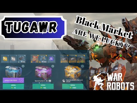 War Robots Black Market | How lucky we can be? 29,250 tickets