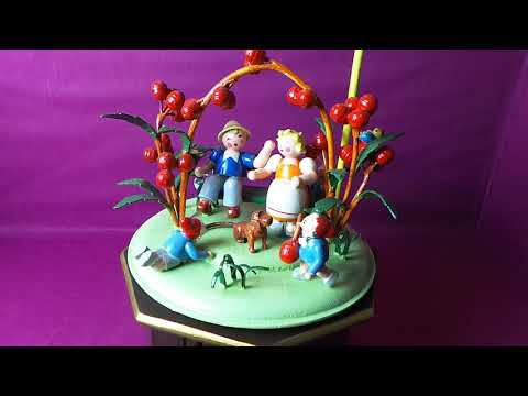 Steinbach uralte Spieluhr Nr.104 - seltenes Sammlerstück aus dem Erzgebirge