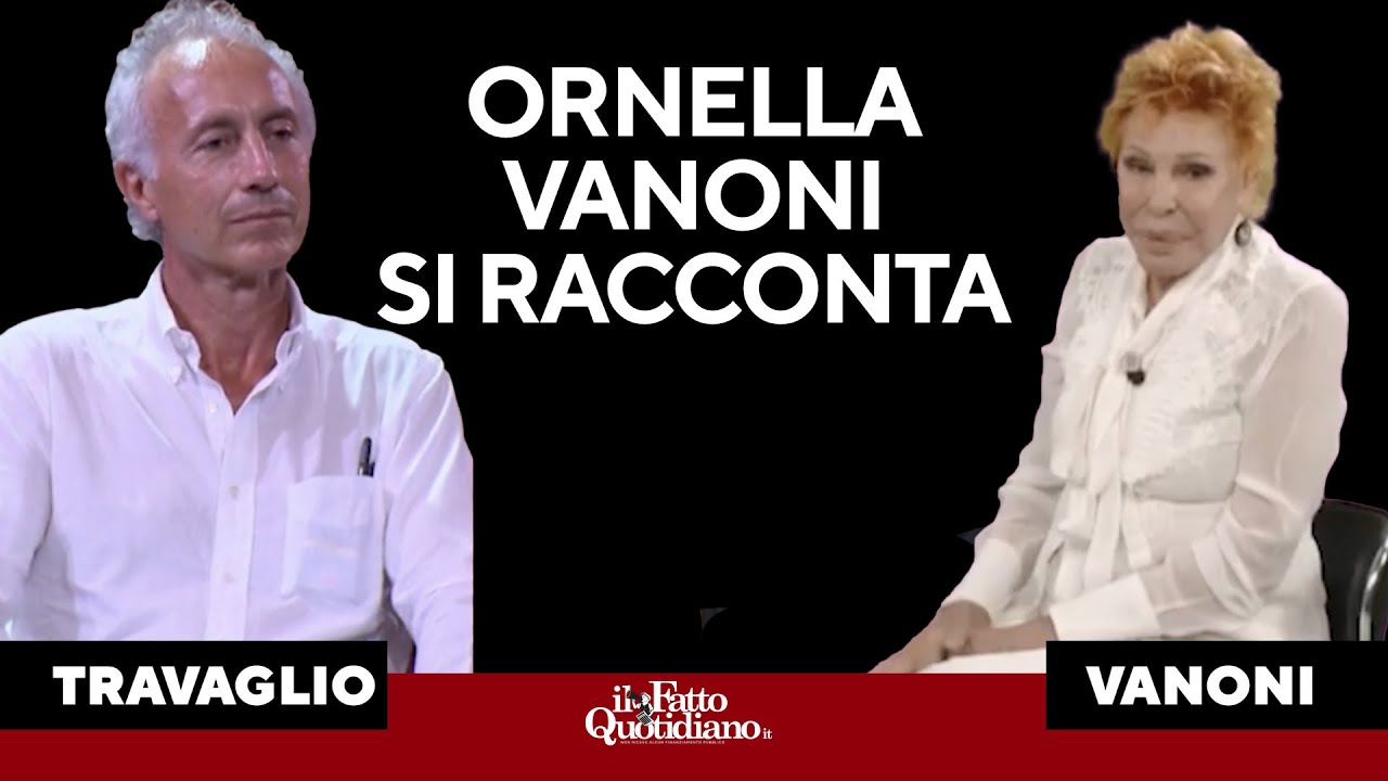 "Ornella Vanoni si racconta", rivedi l'intervista alla festa del Fatto di Travaglio e Rossi