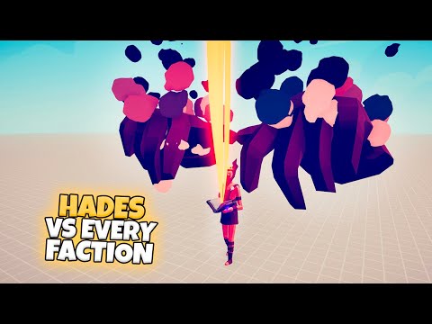 HADES vs EVERY FACTION | TABS Totally Accurate Battle Simulator Gameplay