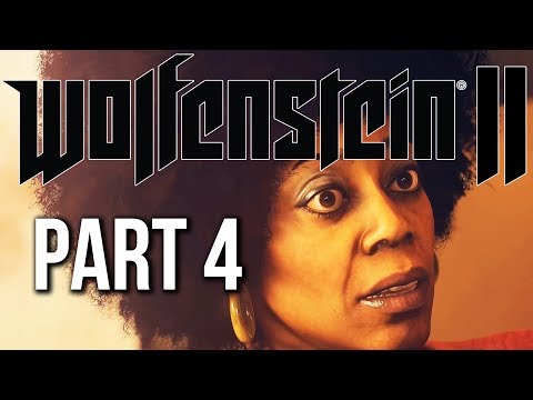 Wolfenstein 2 The New Colossus Gameplay Walkthrough Part 4 (no commentary)