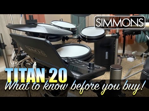 SIMMONS Titan 20 Best Beginners e-Drum What To Know Before You Buy