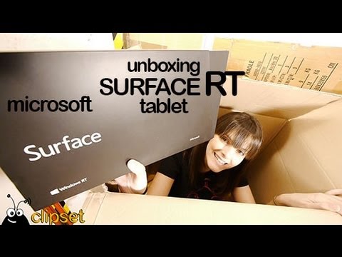 Unboxing Surface RT Microsoft