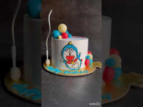 New design doremon cake #trending #cake #cakeshorts #caketutorial #doremoncake #cakedesign #shorts