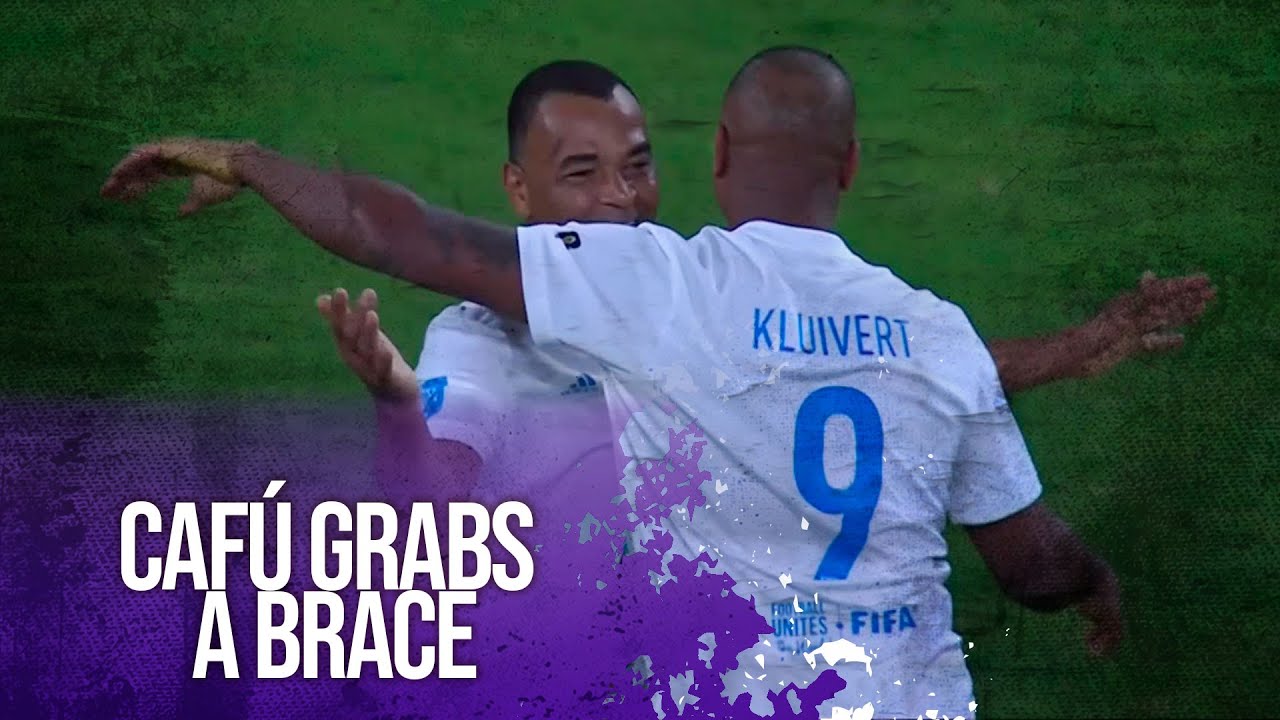 Cafú grabs a brace