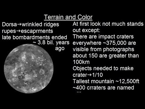 Astronomy Ch 10 Mercury 1 of 42 Basic Properties