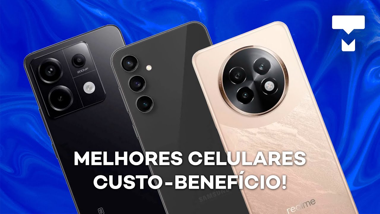 TOP 7 MELHORES CELULARES CUSTO-BENEFÍCIO para comprar – 2025