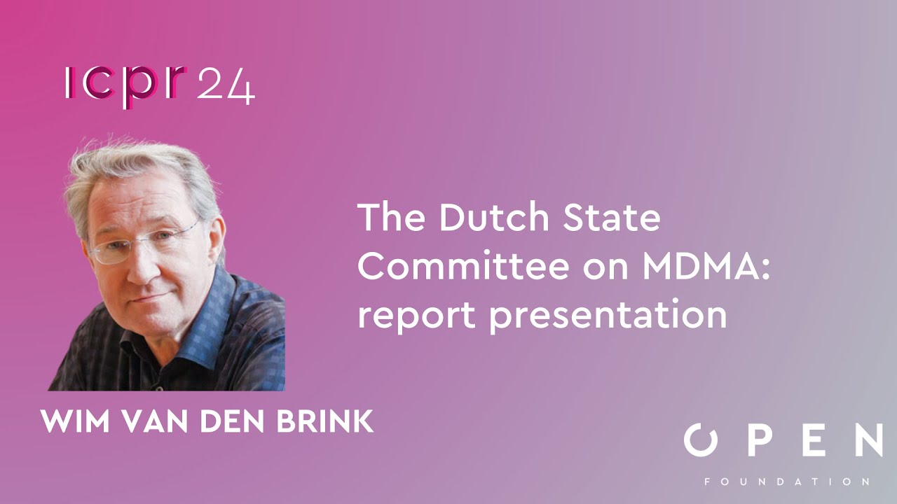 The State Committee of the Netherlands on MDMA. Report presentation by Wim van den Brink