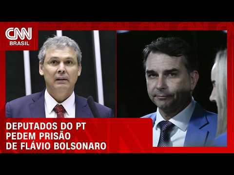 Deputados do PT pedem a prisão de Flávio e alerta vermelho da Interpol; veja | CNN 360°
