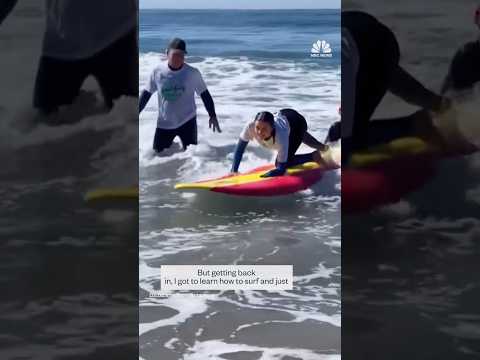 Teen who survived shark attack and inspires new federal law
