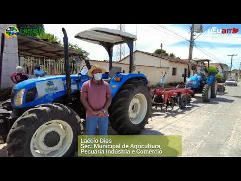 Chegada de tratores e implementos agrícola em Chapada da Natividade - TO