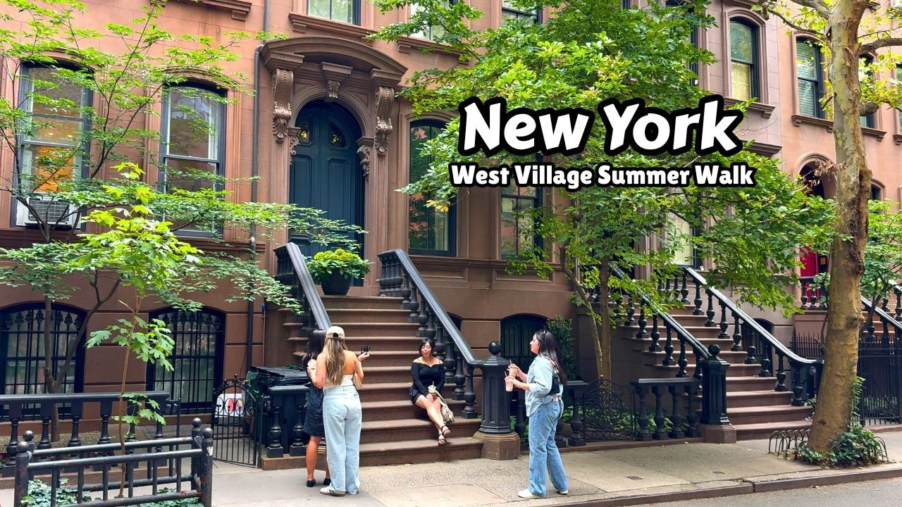 New York West Village Walking Tour 4k Video - This Is Where Celebrities Live in NYC