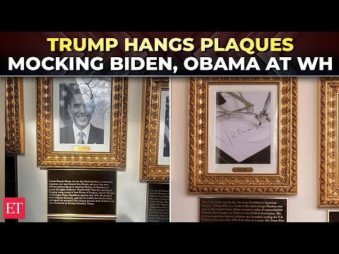 'Sleepy Joe, divisive Barack': Trump roasts Biden, Obama on ‘Presidential Walk of Fame’ plaques
