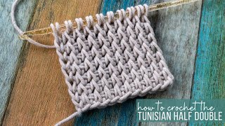 Tunisian Half Double Stitch Tutorial