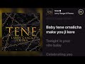 Flavour x Larry Gaaga -TENE (Lyrics) Flavour x Larry Gaaga -TENE (Lyrics)