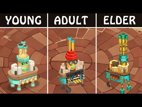 All Young, Adult & Elder Celestials Comparison (MSM vs DoF) + Adult Vhamp | My Singing Monsters