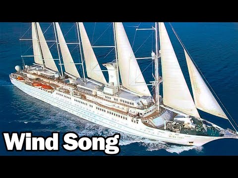 The wreck of the sailing yacht Wind Song