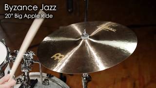 Video thumbnail for Meinl Cymbals B20JBAR Byzance 20" Jazz Big Apple Ride Cymbal by MEINL Cymbals - Official Product Videos