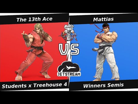 Students x Treehouse 4 Winners Semis - The 13th Ace (Ken) Vs. Mattias (Ryu) Smash Ultimate - SSBU