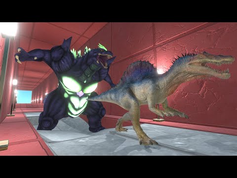 Tunnel of Death | Run Away from Angry Super Godzilla! - Animal Revolt Battle Simulator
