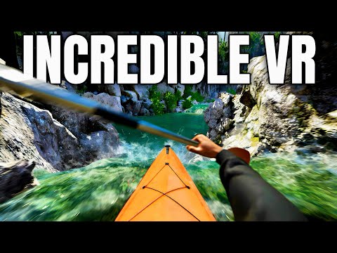 WHITE WATER KAYAKING IS INSANE IN VR! Kayak VR Mirage DLC is STUNNING!