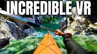 WHITE WATER KAYAKING IS INSANE IN VR! Kayak VR Mirage DLC is STUNNING!