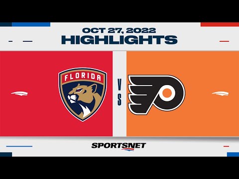 NHL Highlights | Panthers vs. Flyers - October 27, 2022