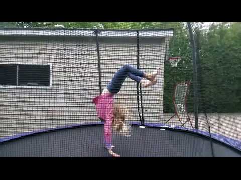 2017.05.26 - Claire back flip in slow motion