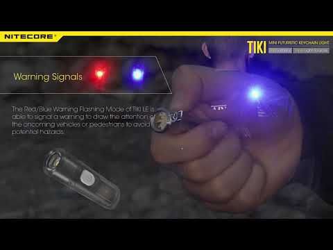 NITECORE TIKI & TIKE LE -  Mini Futuristic Keychain Light with 300 Lumens