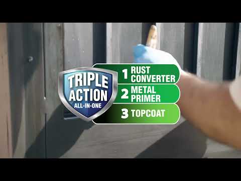 BIORUST Water-Based Metal Primer and Topcoat,  One-Step Solution for Rusted Metal